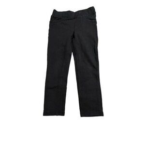 Jumping Beans Jeans Pants Girls Size 3T Black Knit Elastic Waistband Pull on sty